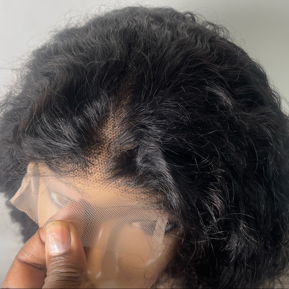 💫 26” 100% HUMAN HAIR DEEP BRAZILIAN WAVY LACE FRONT 4 x 4 FRONT PART WIG - Picture 4 of 11